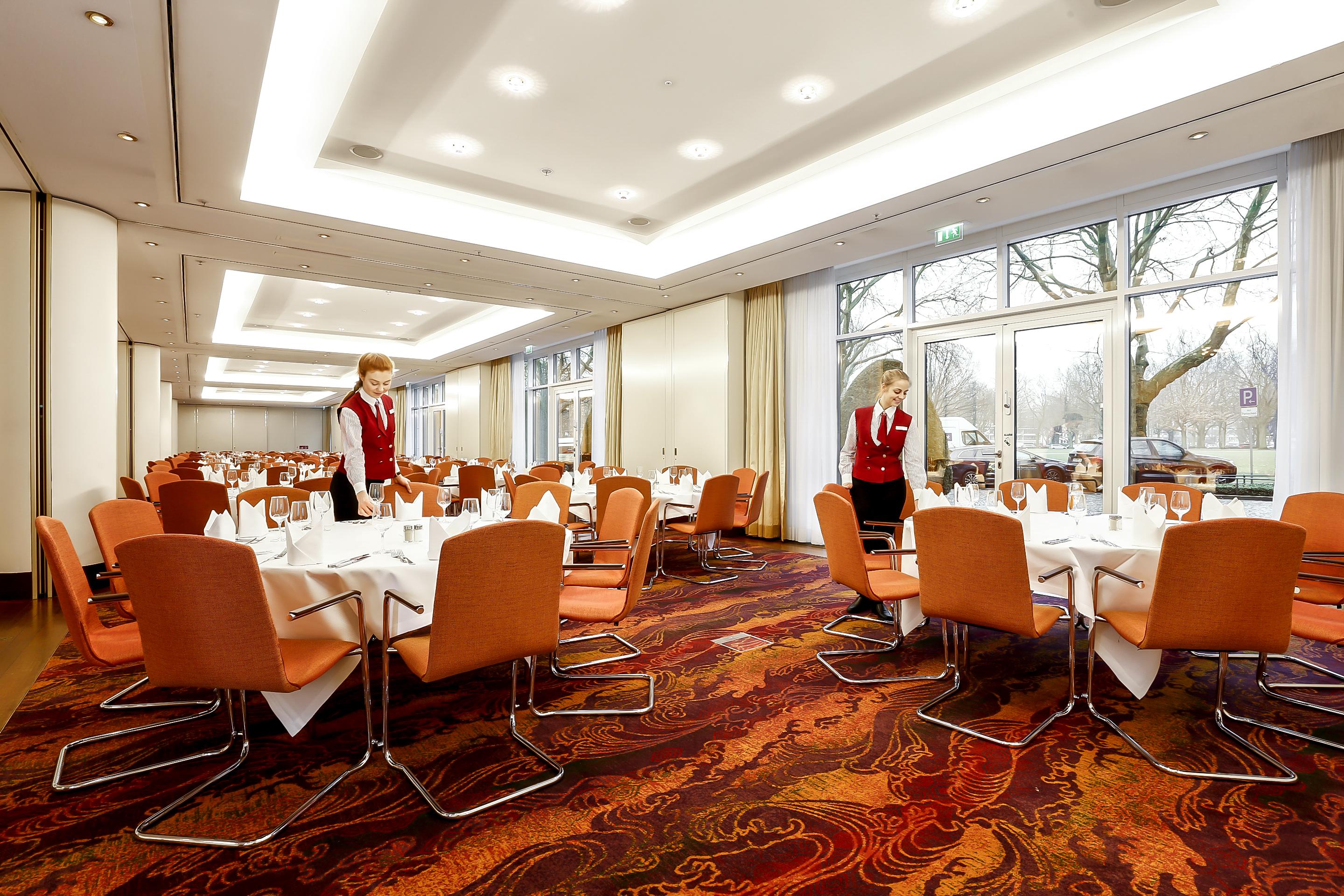 Grand Elysee Hamburg Hamburgo Exterior foto Restaurant